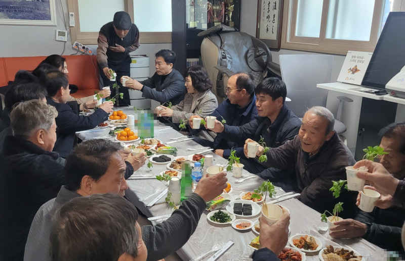 새싹인삼 시식회
