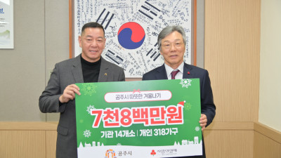 공주시, 소규모 사회복지시설에 월동난방비 지원