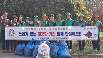 정안면 새마을부녀회, 깨끗한 정안만들기 사업 추진