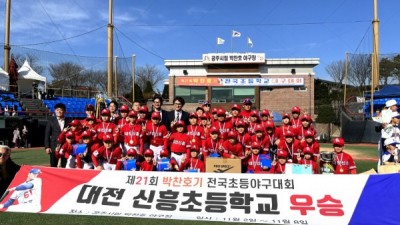 공주시, 제21회 박찬호기 전국초등학교 야구대회 성료