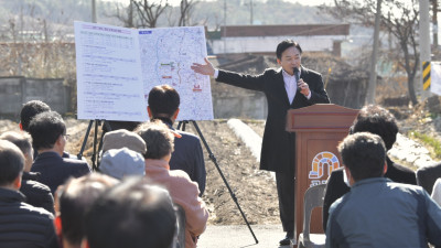 원희룡 국토교통부 장관 공주시 찾아 지역 현안사업 협의