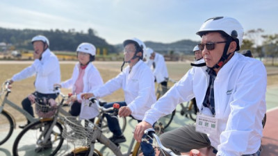 공주시, 자전거 바르고 안전하게 ‘어르신 안전교육’ 실시
