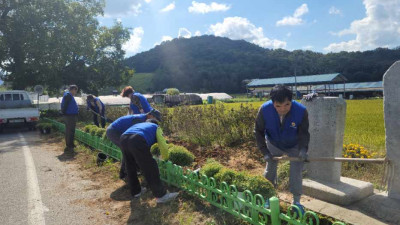 계룡면, ‘새고을 가꾸기’ 국화꽃 향기 가득
