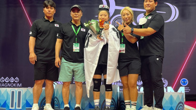 김혜민 선수, 아시아주니어 역도선수권 대회 3위