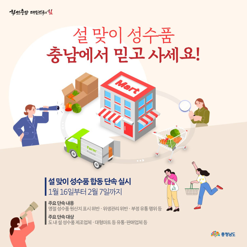 성수품 합동 단속