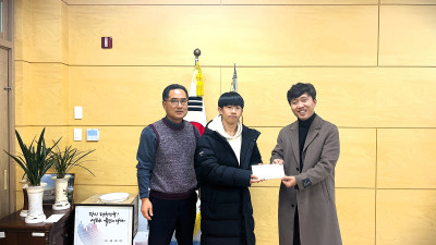 우성교회, 우성중학교에 장학금 50만원 후원